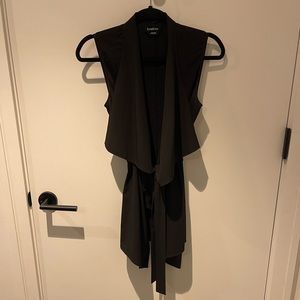 Bebe Black Belted Vest